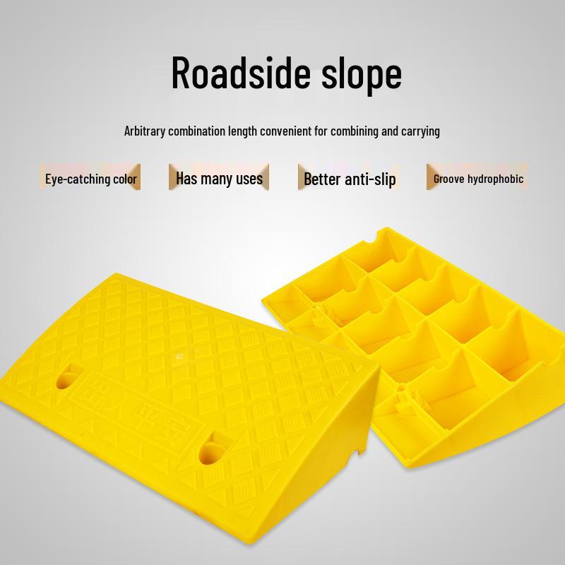 Home Car Step Threshold Mat - Plastic Curb Ramp