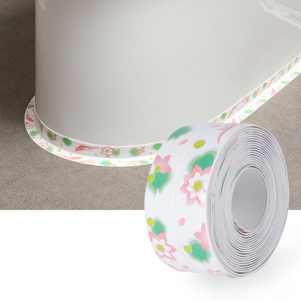 

Mold Proof Toilet Tape 3.8cm*3.2m Waterproof Kitchen Tape Durable Bathtub Sealant Strip Kitchen Style A