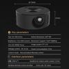 Miniprojektor 1080P Domácí kino Kino USB Mini Přenosný HD LED projektor Podpora projekce z mobilního telefonu Funkce zrcadlení