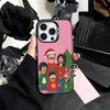 F-Funny F-Family Bob's Burgers   Phone Case For iPhone17,16,15,14,13,12,11 Plus,Pro Max Colored Silver Plated Inside Cover