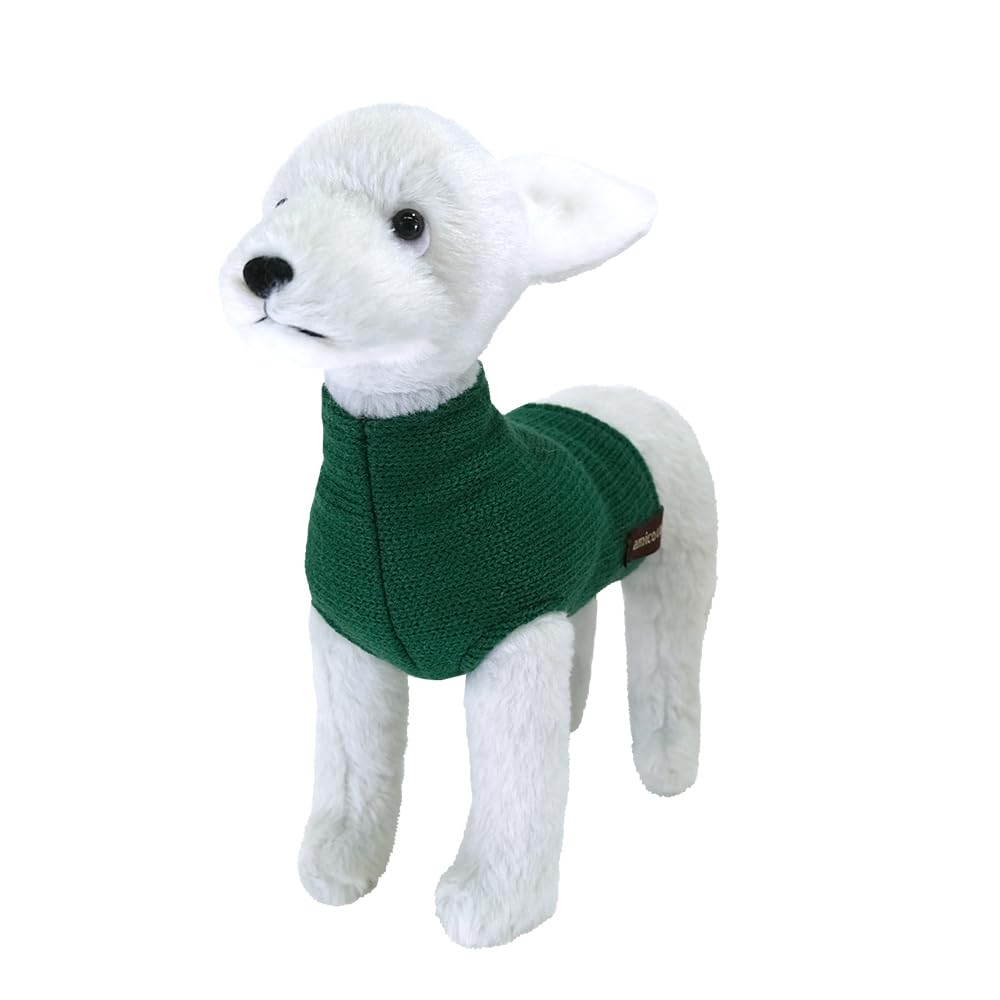 Sun Lemon Amikocane Italian Greyhound Medium Stuffed Animal Dog 10x25x26cm P-9162