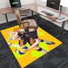 1pc Hinata Shoyo and Kageyama Tobio Volleyball Anime Chair Mat - Office Desk Pad with Cartoon Design, Non-Slip Carpet for Home Decor, Suitable for All