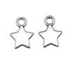 Five-Pointed Star Charms Multi Color Alloy Plain Pendants For Celestial Themed Jewelry