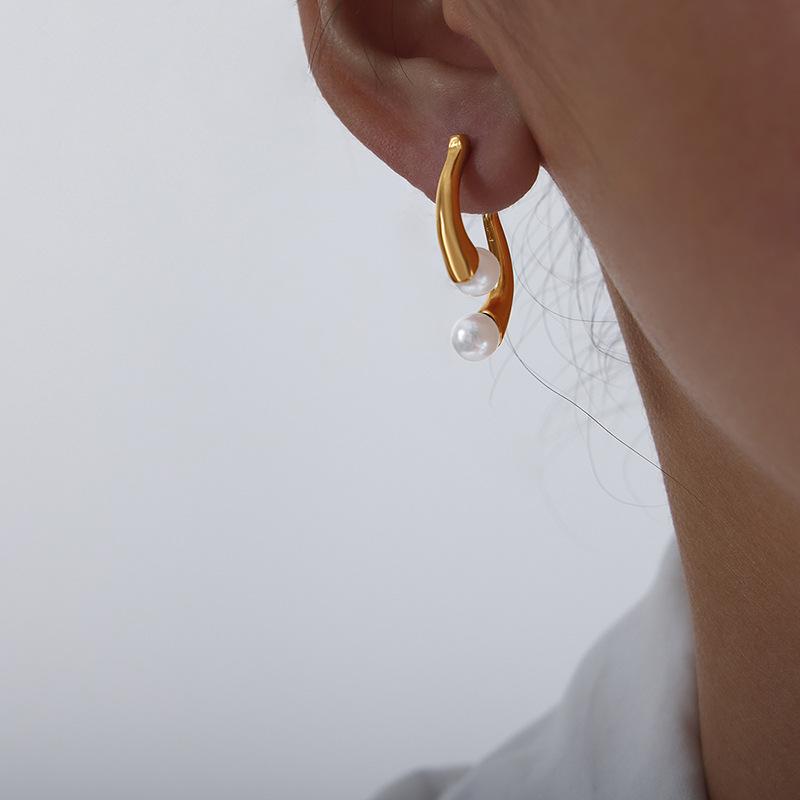 

Party Exquisite For Women s Earrings New Temperament High Gloss Imitation Zircon Earrings Korea Fashion Zircon золотий