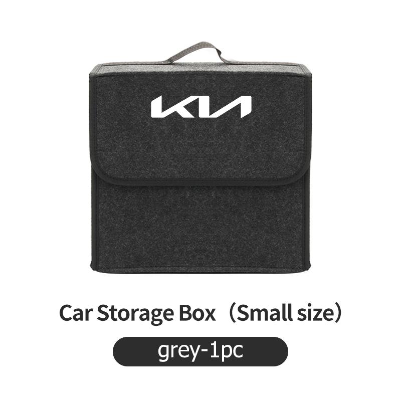 Cpgmvl1 Car Trunk Storage Box Felt Stowing Bag Organizer Tool Auto Interior Accessories For KIA K5 K2 Optima Soul Spectra Niro Cadenza