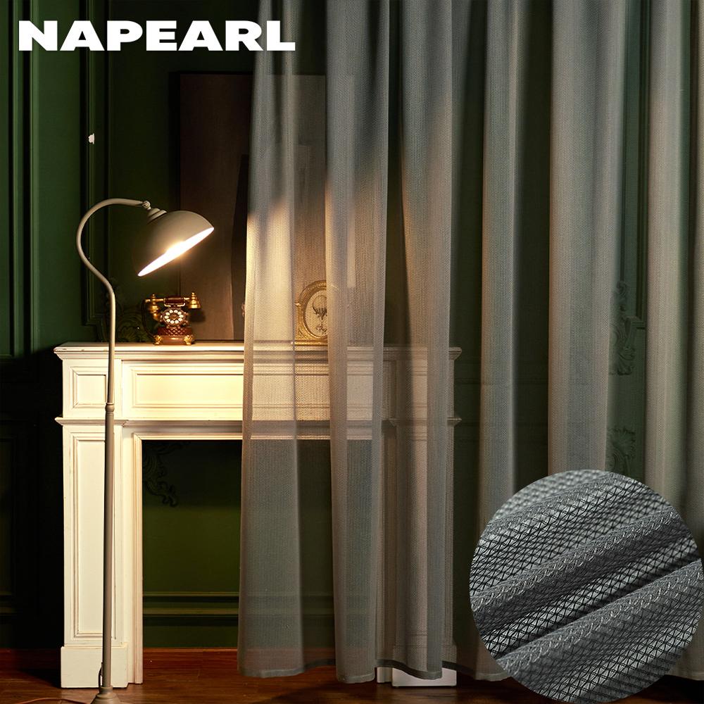 1PC NAPEARL Modern White Scratch-Resistant Tulle Sheer Curtain Upgrade Fabric Window Drapes For Living Room Home Decor