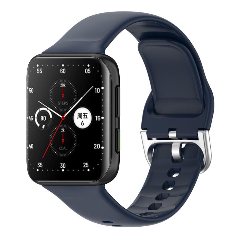 Suitable for  Watch2 42/46mm Durable Sweatproof Adjustable Fashion Silicone Wristband Link Bracelet Watch Band Strap