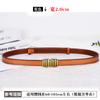 Simple Women'S Thin Belt Leather Decorative Suit Belt With Skirt Shirt Waist Chain