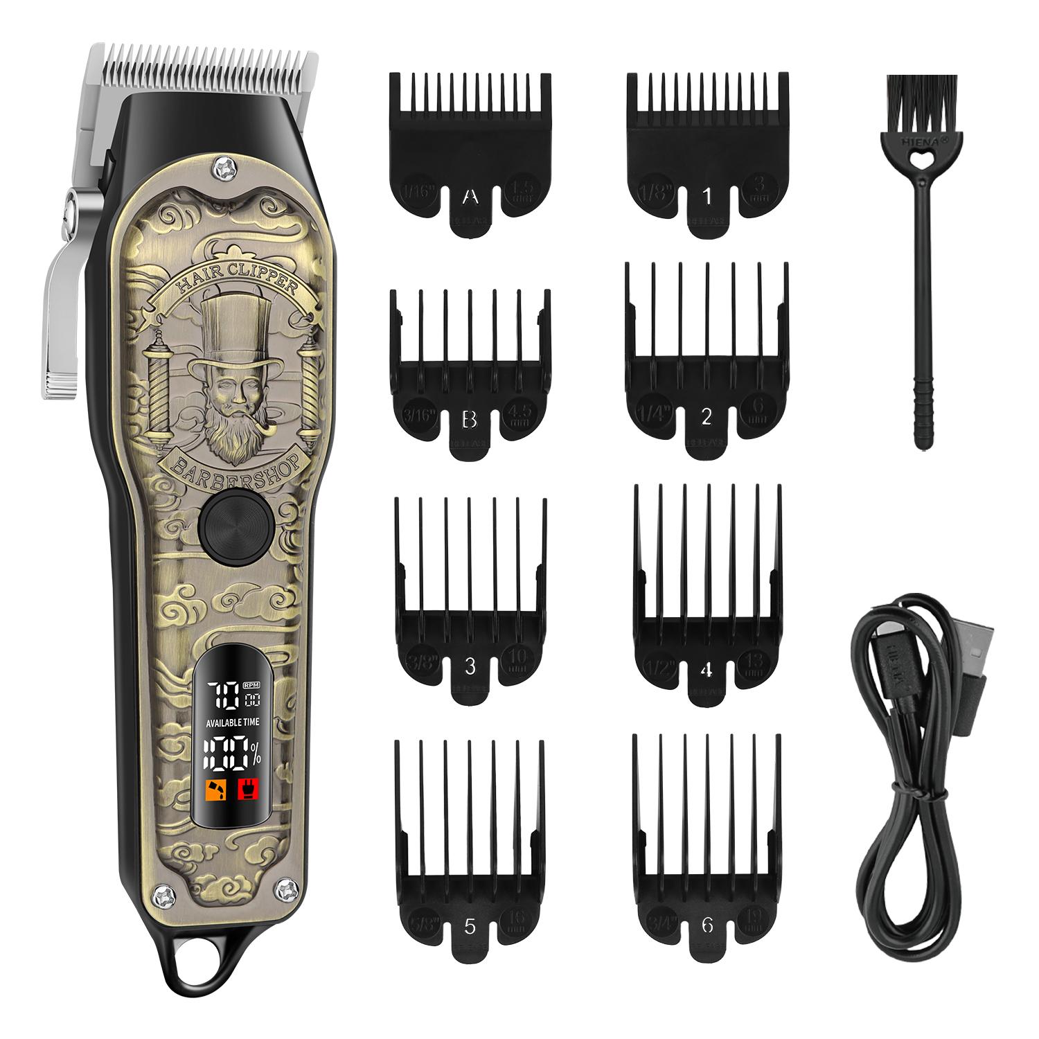 Hypro hair clipper haircutting machine Professional Hair Trimmer Electric Fade Blade Hair Trimmer Rechargeable Cordless for men