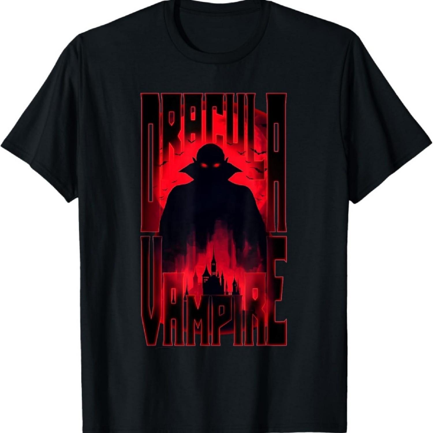 

Dracula Vampire Gothic Horror Art -Halloween Vampire fans T-Shirt S