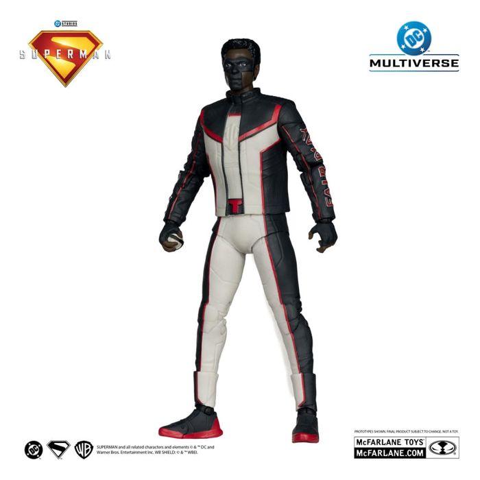 McFarlane Toys - Superman (2025) DC Multiverse - Figurine Deluxe Theatrical Edition Mr. Terrific (Red Platinum Edition) 18 cm