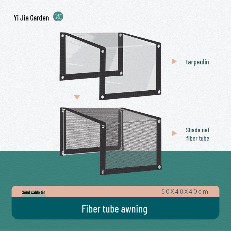 All-Weather Balcony Sunshade & Greenhouse Set for Heat Insulation and Rain Protection