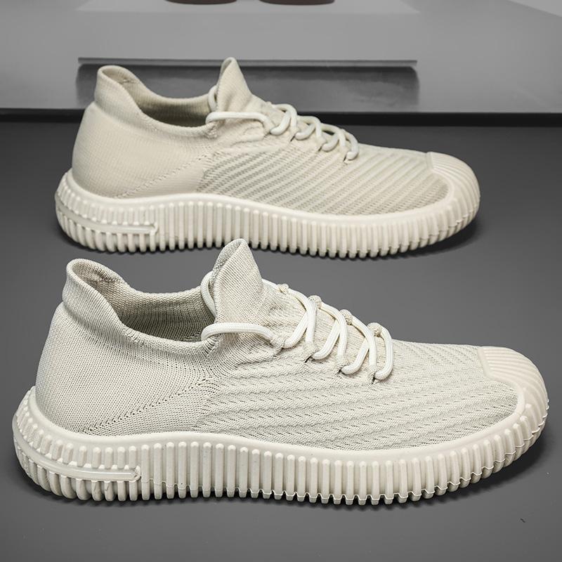 

Летние мужские дышащие и нескользящие кроссовки, модные кроссовки для бега на открытом воздухе, легкие, прочные и впитывающие пот кроссовки для ходьбы EU 39 бежевый