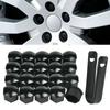 20Pcs 22mm Car Wheel Nut Caps Anti-Rust Auto Hub Screw Cover Bolt Rims Exterior Decoration Protection Covers For
