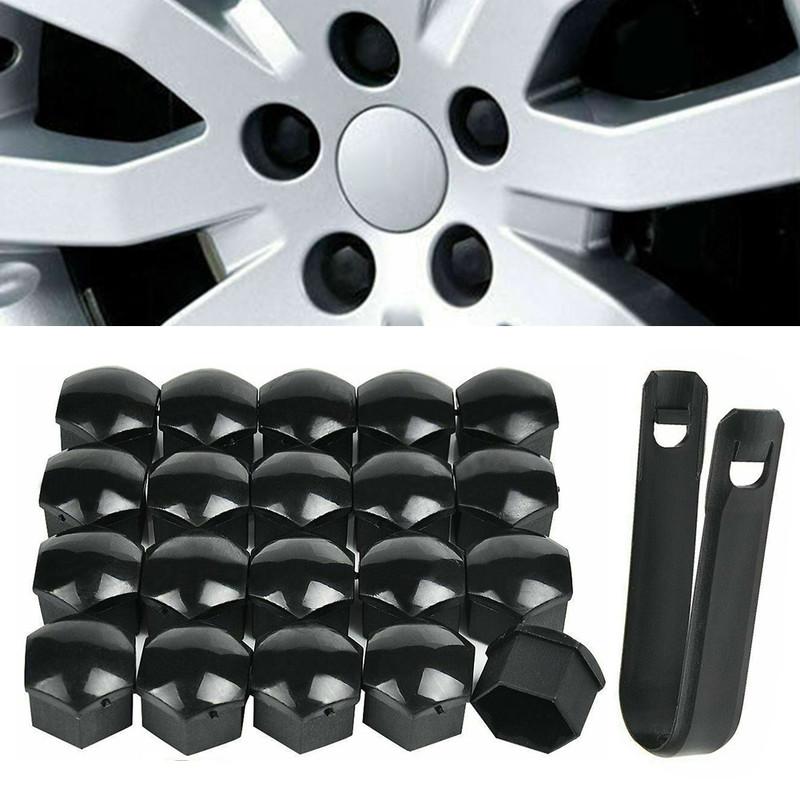 20Pcs 22mm Car Wheel Nut Caps Anti-Rust Auto Hub Screw Cover Bolt Rims Exterior Decoration Protection Covers For