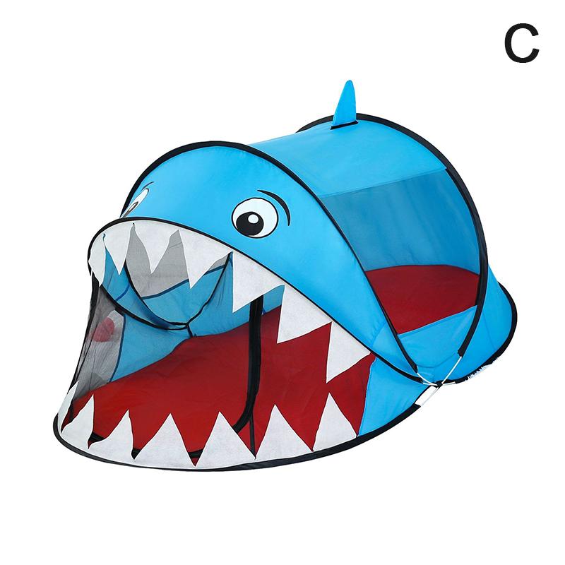 New Portable Tiger Kids' Tent Cartoon Animal Children Play House Outdoors Pop-Up Toy Tent Indoor Net Baby Ball Pit Pool Dropship