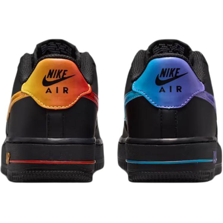 Nike Air Force 1 Low GS 'Black Multi-Color'