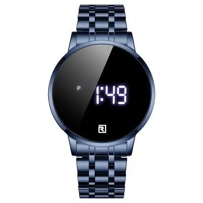 REWARD RD51001M Simple Luxury Stainless Steel Watch Digital Couple Wristwatch Touch Screen Sport Waterproof Watch