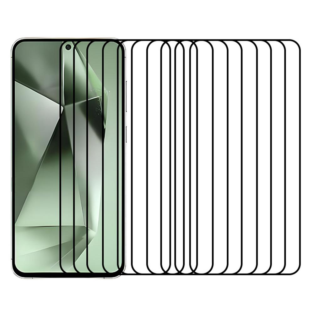 

RURIHAI 10Pcs For Samsung Galaxy S24 FE Anti-Explosion Screen Protector 0.26mm 2.5D Arc Edge Type A
