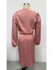 Frühlings-Satin-Kleid: Europäischer & Amerikanischer Stil, Sexy Heißes Mädchen High-End Gefühl