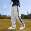 paul frank Men's Autumn Trendy Side Stripe Straight Leg Casual Sport Pants