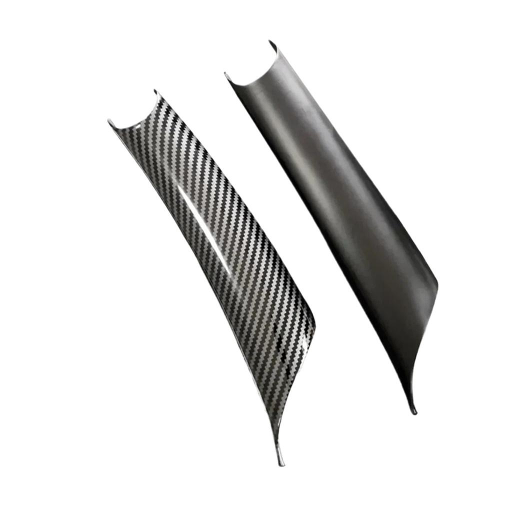 HUFHDN Interior Door Handle Covers for BMW X5 F15 X6 F16 Left and Right Inner Door Panel Handle Pull Carrier Trim 3 3-Piece 2014-2018, (Black, RHD,