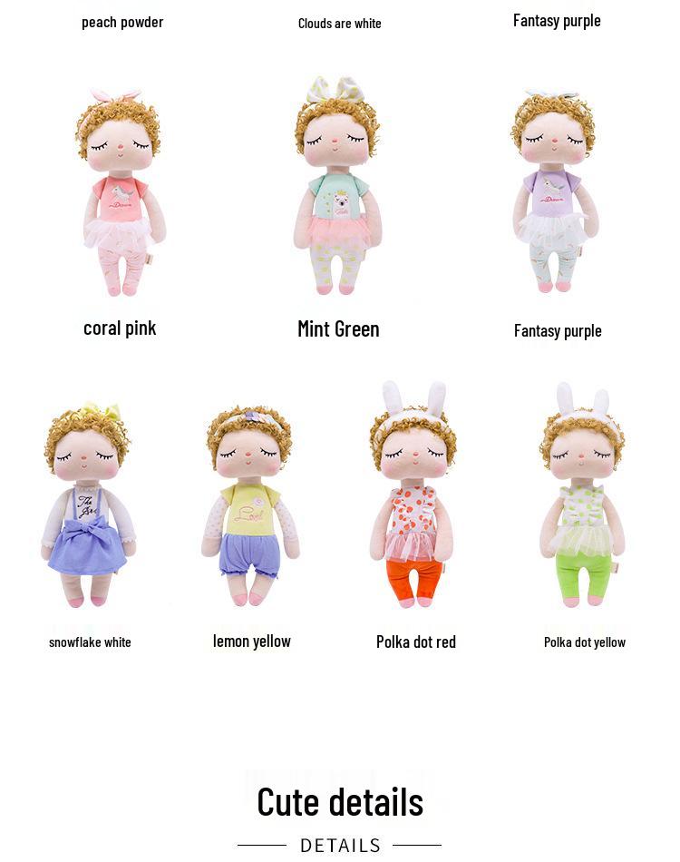 Mitu Angel Fashion Plush Doll - Rag Doll Toy for Girls