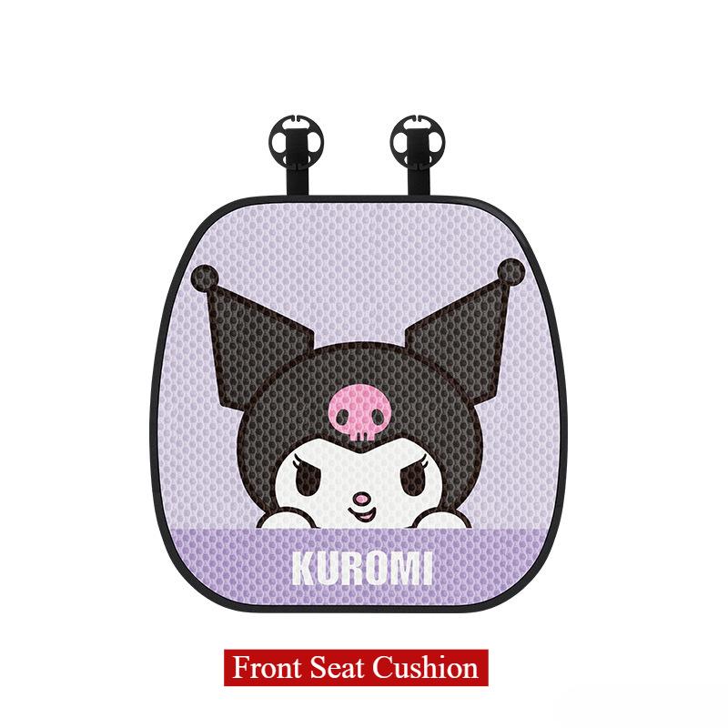 Sanrio Car Seat Cushion Universal Four Seasons Breathable Rear Seat Cover Comfortable Soft Pad for Car Cute Car Accessories