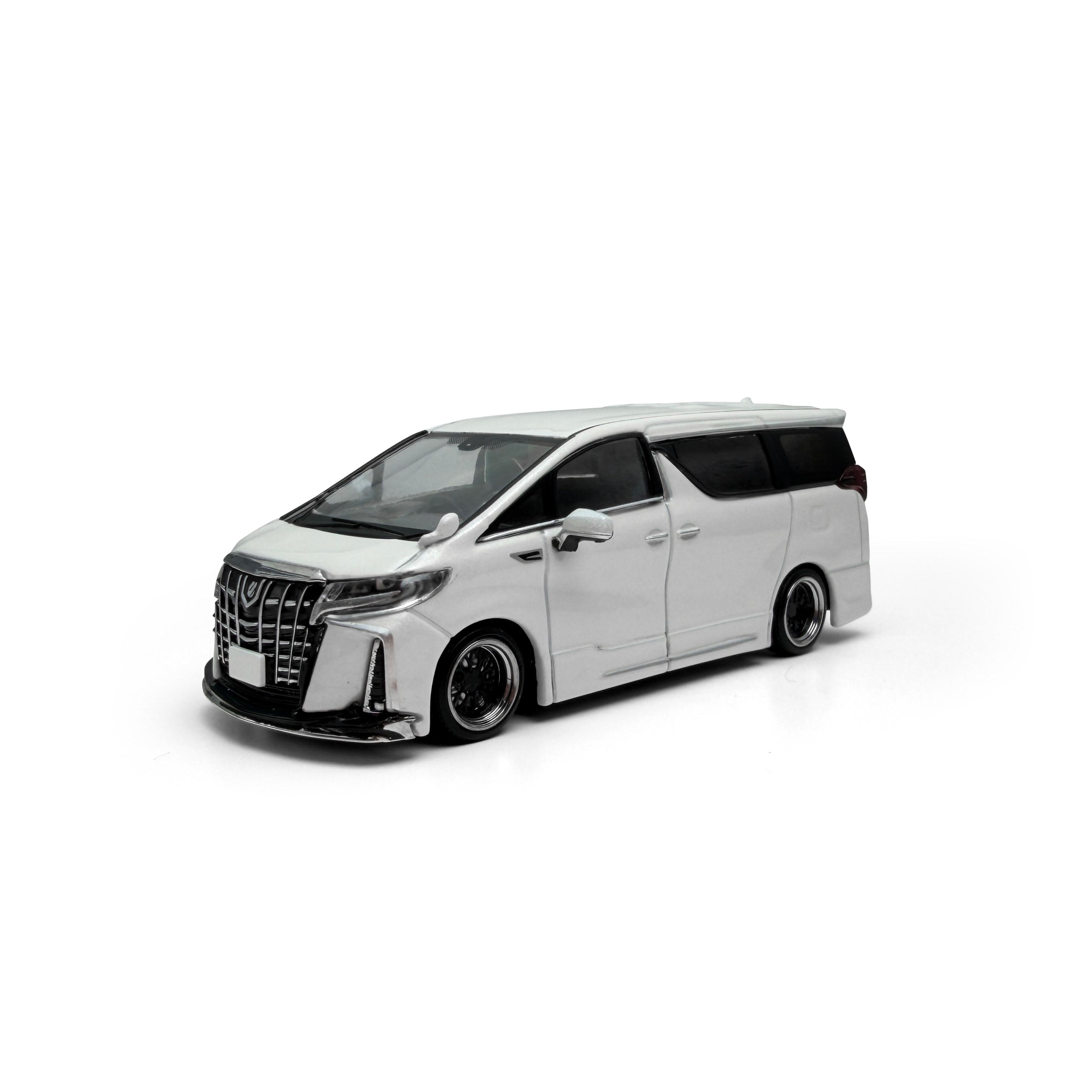 

Model Model 1/64 Toyota Elfa Cast Aluminum Alloy Car Model, Boys Holiday Gift Toy for Adults, Collection Decoration Item.