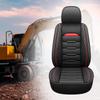 Comfortable Excavator Seat Cover PU Leather Easy Maintenance Replacement for Large Tractor Universal Fit