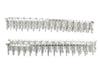 WMYCONGCONG 30 Pairs of Male and Female Pin Connectors for Large Tamiya Silver Large Tweezers Type A Connectors, Plugs, Kit,