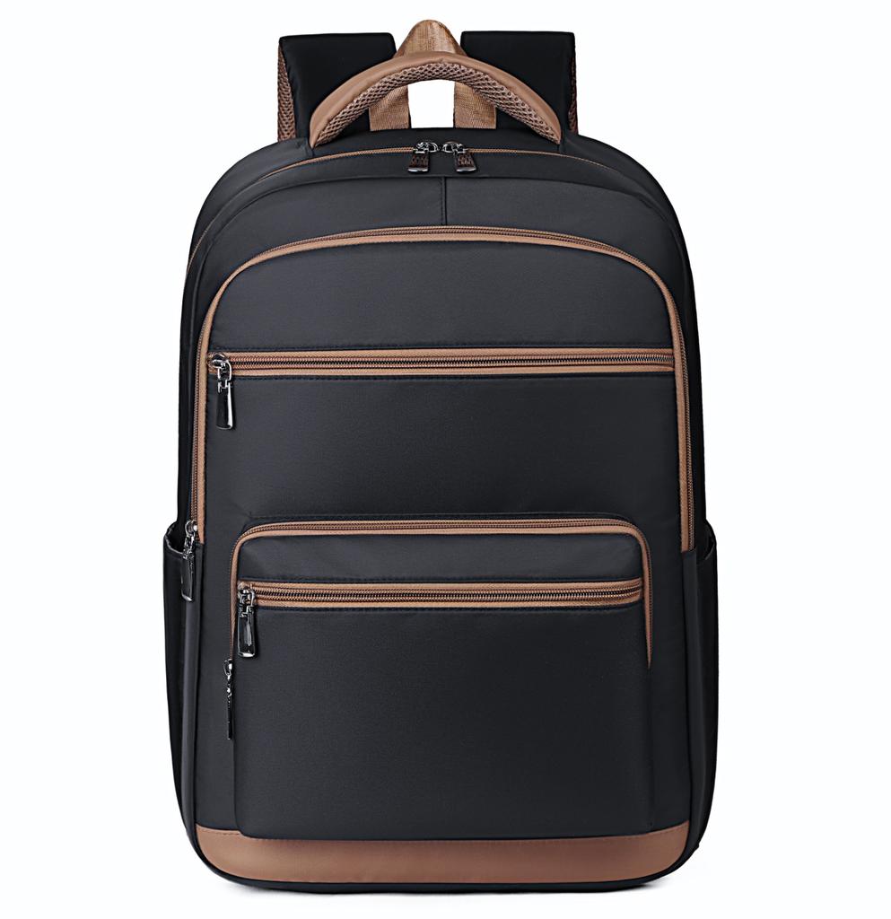 Schoolbag Large Capacity Portable 11.1 Inch Computer Bag Male and Female College Students School Bag Solid Color Business Travel Commuter Backpack