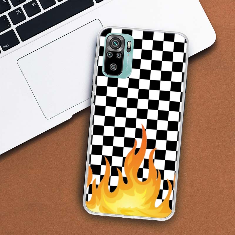 

Клетчатые подсолнухи бабочка чехол для телефона для Xiaomi Redmi Note 12 10 10S 9 9S 9T 8 8T 11T 11S 11E 11 Pro Plus 7 5 5G Coque Cove Redmi Note 10 Pro