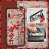 Lanyard Fashion Phone Case For HTC Desire 20 Plus/D20+ Kickstand Wristband Shockproof Waterproof Wrist Strap Silicone