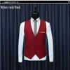 Men's Large Korean Style Slim Fit Iron-Free Suit Vest