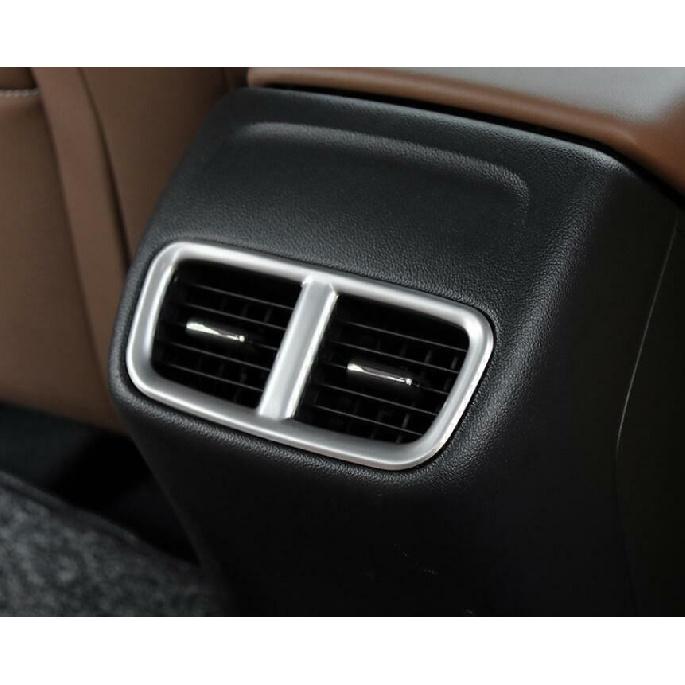 For Buick Regal 2018-2020 Silver Titanium Rear Air Outlet Vent Frame Trim 1PCS