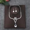 Set di Collana e Orecchini alla Moda in Stile Coreano: Accessori Perfetti per Matrimonio Sposa