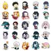 Demon Slayer 50 Pcs Chibi Style Stickers Cute Kawaii Anime Cartoon Decals For Guitar Stationery Journal DIY Decor For Anime Fans