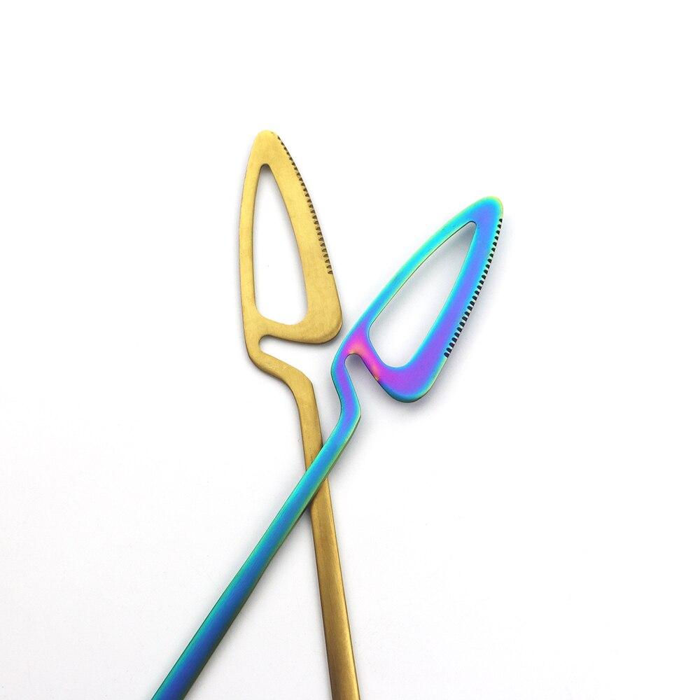 6 adet/takım altın çatal bıçak kaşık seti yemek bıçakları kaşık sofra seti paslanmaz çelik yemek takımı seti parti mutfak gümüş sofra takımı seti