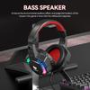 Ergonomically Designed Wired Over Ear Game Headphones with Mic & RGB Stereo Gaming Headphones Noise Cancelling USB 3.5mm Jack