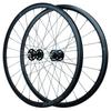 700C Fixed Gear Track Wheelset: Front & Rear Bearing Hubs, Single Speed Freewheel & Backpedal Capability.