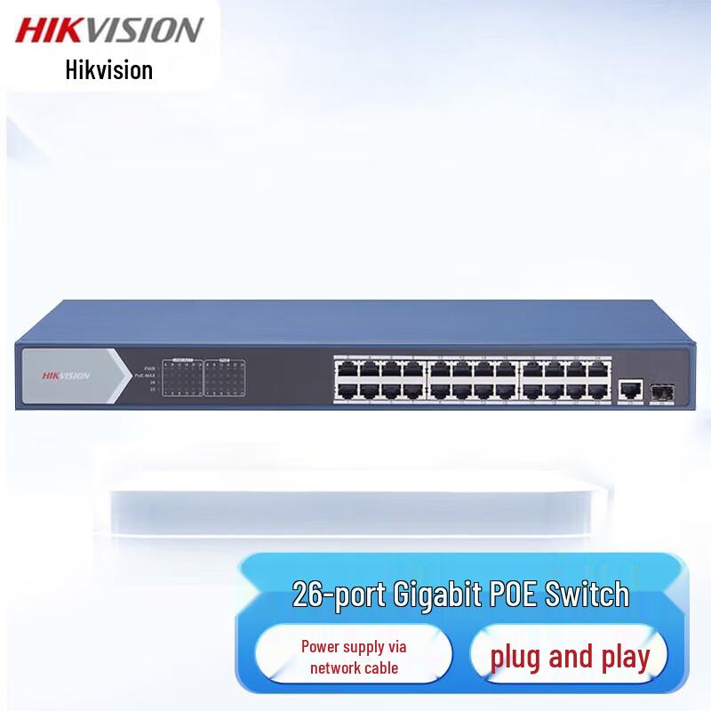 

Hikvision DS-3E0526P-E Surveillance Switch