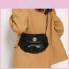 2023 New Casual Chain Shoulder Bag Women's Fashion Saddle Bag Street Style Trendy Crossbody Bag