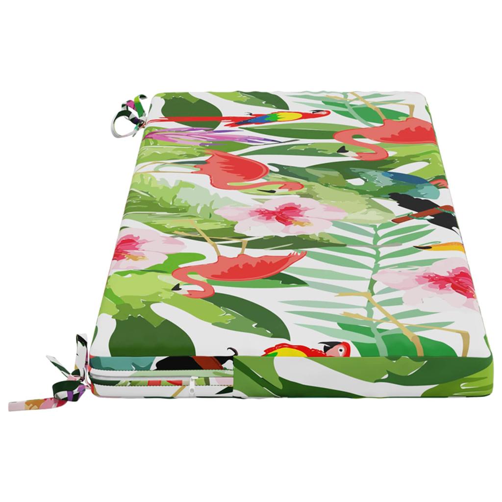 2 Piece Bench Cushion Set SOEST 2 Pcs 100percent  Polyester Multicolor
