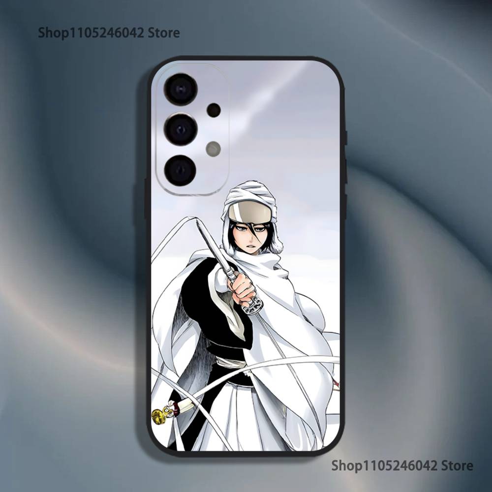 

R-Rukia Anime-E KuchikiS For Samsung S26,S25,S24,S21,S22,S23,S30,Ultra,S20,Plus,Fe,Lite,5G Black Cover Phone Case Samsung S25