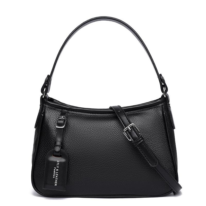 Ielgy Fashion One-Shoulder Underarm Bag Simple All-Match Large-Capacity Cross-Body Handbag