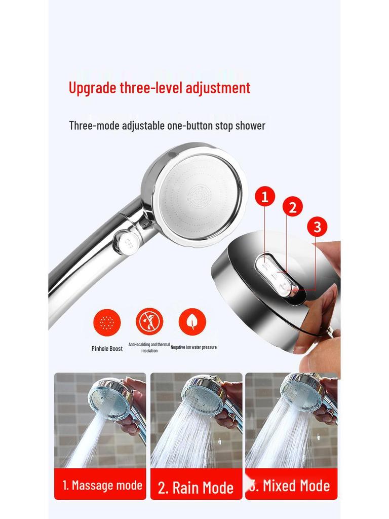 Portable Rechargeable Electric Shower Head for Dorms, Rentals, Outdoors