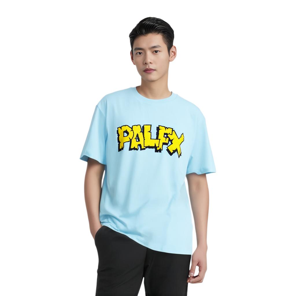 Palace Alphabet Basic Print Short Sleeve T-Shirt Unisex Tops Blue P20TS101