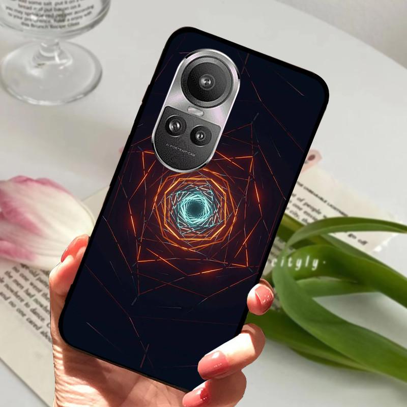 For Oppo Reno 10 5G CPH2531 Case Reno10 Shockproof Soft TPU Silicone Phone Cover For Oppo Reno 10 Pro 5G CPH2525 Funda Cartoon