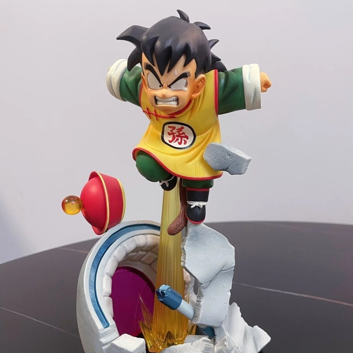 

Longzhu Studio out dragon ballz Jumping ship Gohan anime figures Chinese Kung Duel Can be Favorites PVC Mini hot Gift Playthings